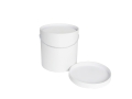 Pudełko Flower Box Papierowy Okrągły kpl. 6szt - Biały