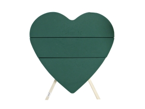 Victoria Gąbka florystyczna Serce Pełne na Stojaku 63cm - Zielony
