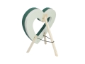 Victoria Gąbka Florystyczna Serce Otwarte na Stojaku 47cm - Zielony