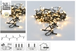 Łańcuch Świetlny LED 240 Diod - Ciepły Biały