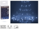 Girlanda LED 40 Lampek Łezki 8 Drucików - Biały Zimny