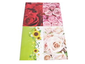Torebka Prezentowa Kwiaty B1 24,5 x 40cm kpl. 10szt
