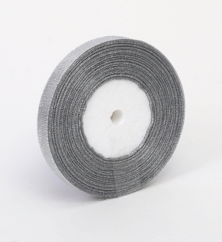 Wstążka Metaliczna 12mm 27mb - Srebrny