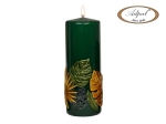 Świeca Nature Słupek 7 x 20cm - Zielony