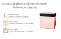 Świeca Zapachowa w Szkle 2 Knoty - Follow Your Dreams