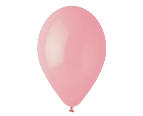 Balony Lateksowe Różowe Jasne 30cm kpl. 100szt - Pastel Różowy