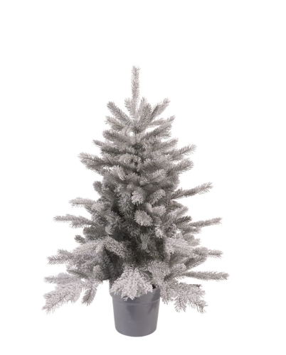 Choinka w Donicy Ella Śnieżona 45cm