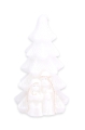 Świeca Holy Christmas Tree Choinka 8 x 15cm - Biały