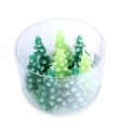 Świeca Choinka Mini 6x11cm kpl. 8szt - Zielony