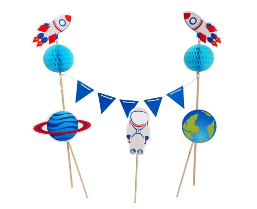 Topper na Tort Kosmos 4 Elementy