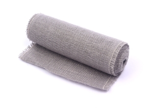 Tkanina Jutowa 20cm x 5mb - Szary