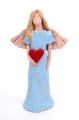 Anioł Martynka Szkliwiony 22cm - kolory