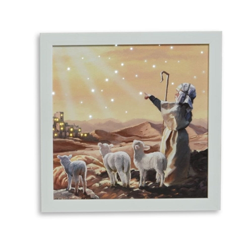 Obraz Świąteczny LED na Dotyk 28x28cm