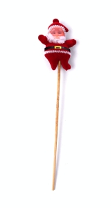 Mikołaje Plastikowe 6,5cm na Piku kpl. 9szt 