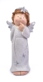 Figurka Ceramiczna Anioł LED Biały 52cm - 3 wzory 