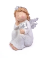 Figurka Ceramiczna Anioł LED Biały 52cm - 3 wzory 