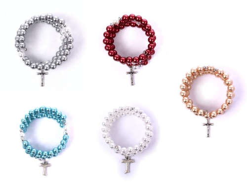 Różaniec Bransoletka Sprężyna - 5 kolorów