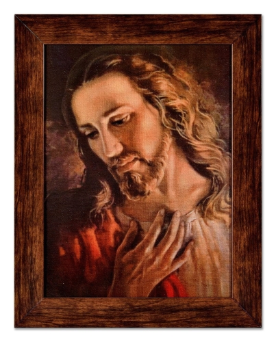 Obraz Oblicze Jezusa Elia 48 x 38cm