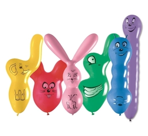 Balony Zwierzęta Duże Kształty kpl. 25szt 