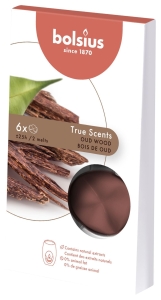 Wosk Zapachowy True Scents kpl. 6szt - Oud Wood