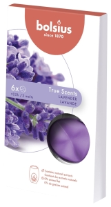 Wosk Zapachowy True Scents kpl. 6szt - Lawenda