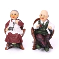 Figurka Dekoracyjna Babcia/Dziadek w Fotelu 11cm