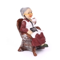 Figurka Dekoracyjna Babcia/Dziadek w Fotelu 11cm