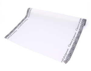 Folia Satynowa Pogrzeb/Ostatnie Pożegnanie 50cm - Biały