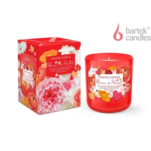 Świeca Zapachowa w Szkle Flower & Hearts 150g