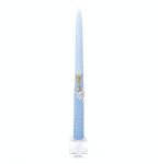 Świeca Szpic I Komunia Św. Karpatka Aplikacja 28cm kpl. 10szt - Niebieski