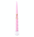 Świeca Szpic I Komunia Św. Kora Aplikacja 28cm kpl. 10szt - Różowy