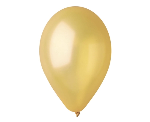 Balony Lateksowe Złote Dorato Metaliczne 30cm kpl. 100szt 