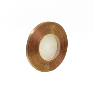 Wstążka Satynowa 6mm 32mb - Jasny Brązowy Nr 159 
