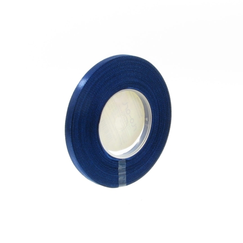 Wstążka Satynowa 6mm 32mb - Granatowy Nr 153