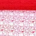 Siatka Koronkowa 50cmx4,5m - Czerwony