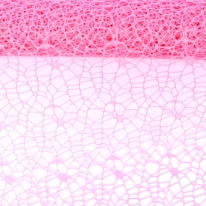 Siatka Koronkowa 50cm 4,5mb - Różowy