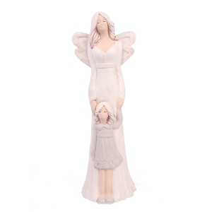 Anioł Łucja z Dziewczynką 31cm 