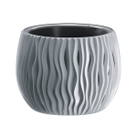 Doniczka Plastikowa Sandy Bowl 15 x 14cm - Jasny Szary