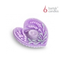 Świeca Lavender Holder Lampion 6x15cm - Fioletowy