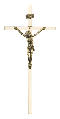 Krzyż Wiszący 18cm - Złoty
