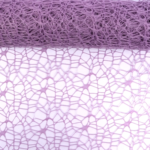 Siatka Koronkowa 50cmx4,5m - Wrzosowy 