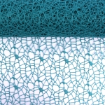 Siatka Koronkowa 50cmx4,5m - Turkusowy