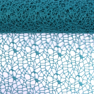 Siatka Koronkowa 50cmx4,5m - Turkusowy