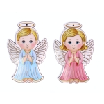 Anioł Drewniany do Zawieszenia 16cm - 2 kolory