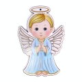 Anioł Drewniany do Zawieszenia 24cm - 2 kolory