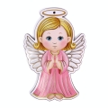 Anioł Drewniany do Zawieszenia 24cm - 2 kolory