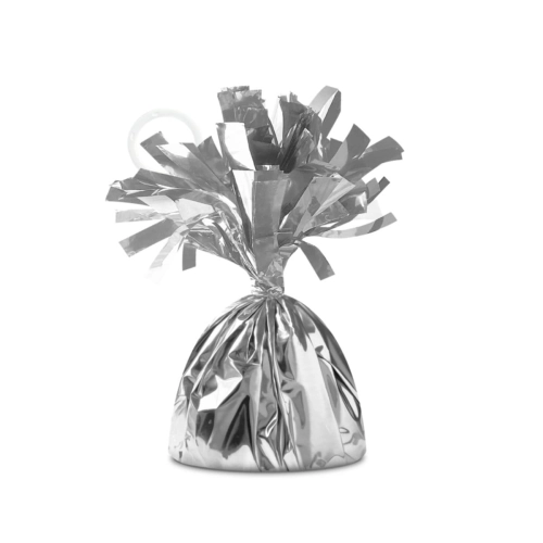 Obciążnik Foliowy do Balonów 12cm - Srebrny
