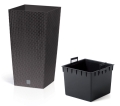 Doniczka Plastikowa Rato Square 76cm - Antracyt