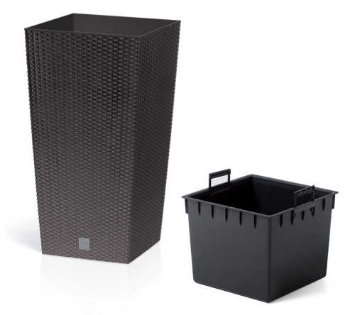 Doniczka Plastikowa Rato Square 76cm - Antracyt