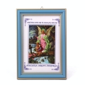 Obrazek Anioł Stróż Pamiątka Chrztu Św. 17x12cm - 2 kolory